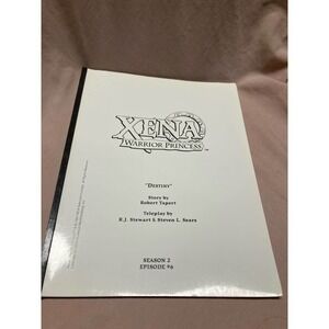 xena warrior princess TV Script “Destiny” By Robert Tapert